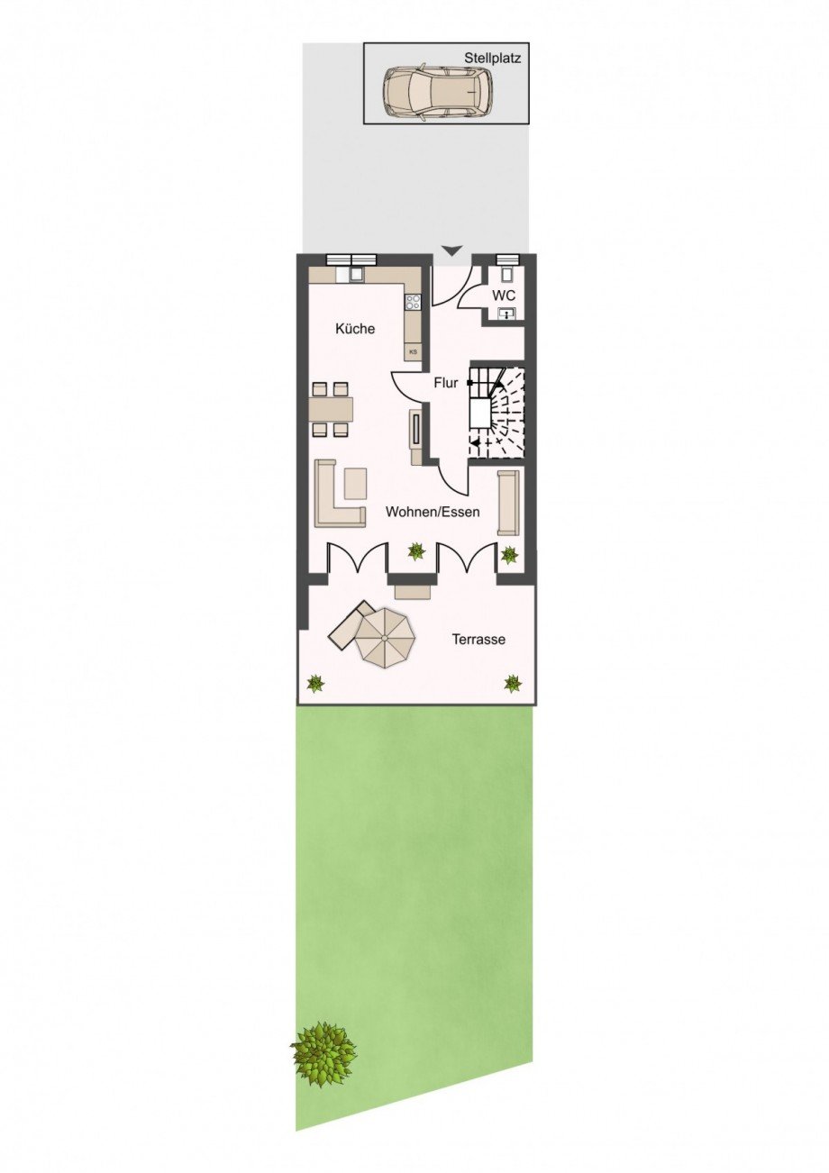 EG Doppelhaush�lfte Schwabm�nchen