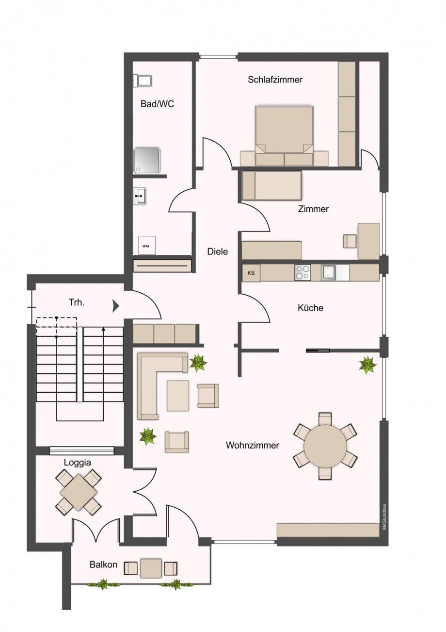 Grundriss Etagenwohnung Penzing