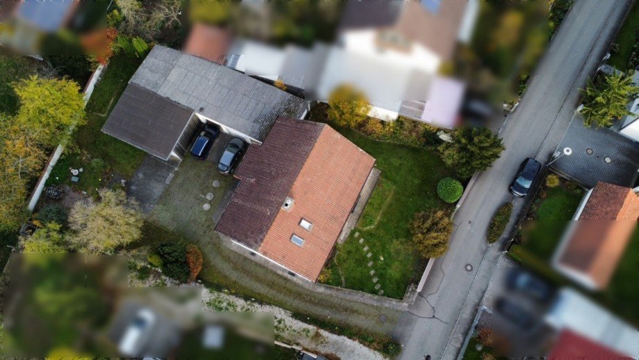 Vogelperspektive Zweifamilienhaus Klosterlechfeld